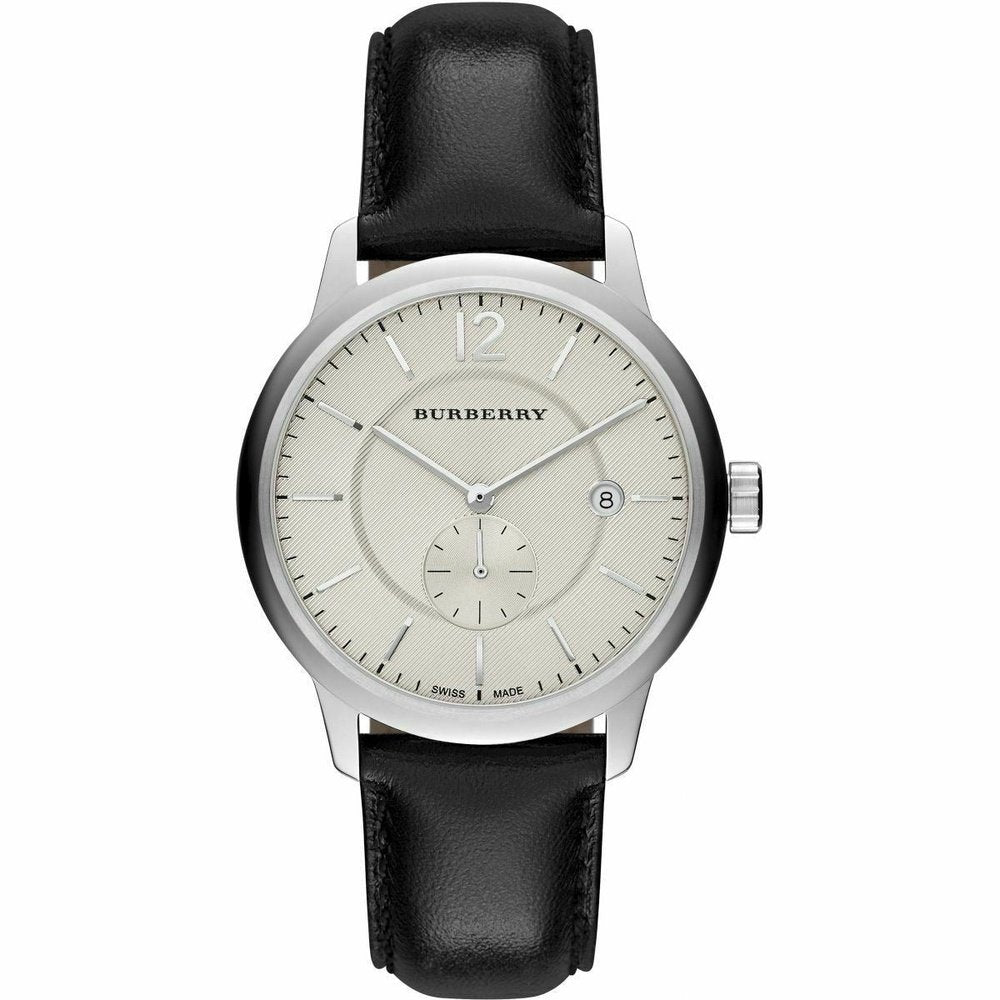 Burberry mens watch leather strap online