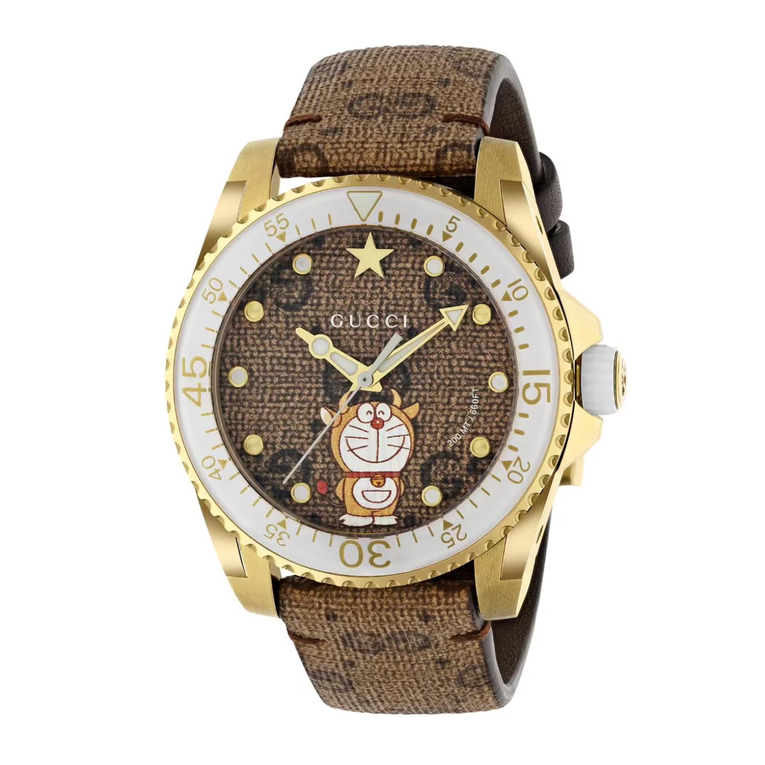Gucci Dive Doraemon YA136334 Unisex Watch