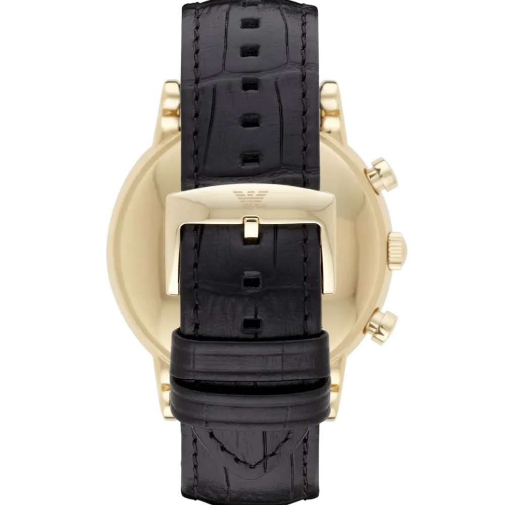 Emporio Armani AR1917 Luigi Black Dial Chronograph Men's Watch