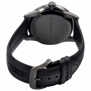 Burberry BU10010 Check Stamped Round Dial 40mm Men's Watch - WATCH & WATCH