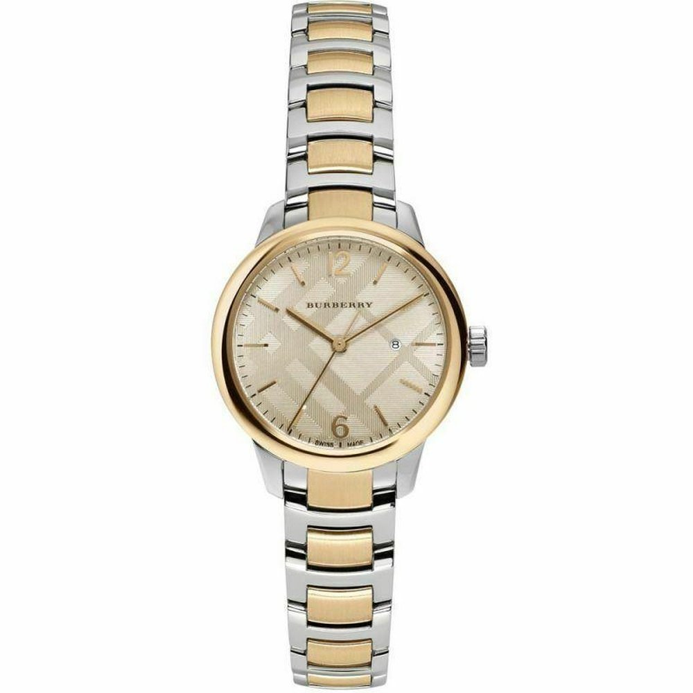 Burberry BU10118 Classic Swiss Made Two Tone Women's Watch - WATCH & WATCH