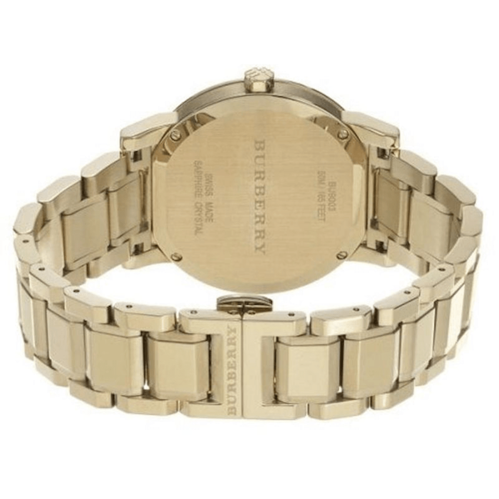 Burberry BU9003 White Dial Stainless Steel Unisex Watch - WATCH & WATCH