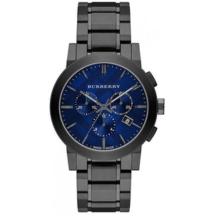 Burberry BU9365 Chronograph The City Gun Metal Men's Watch - WATCH & WATCH