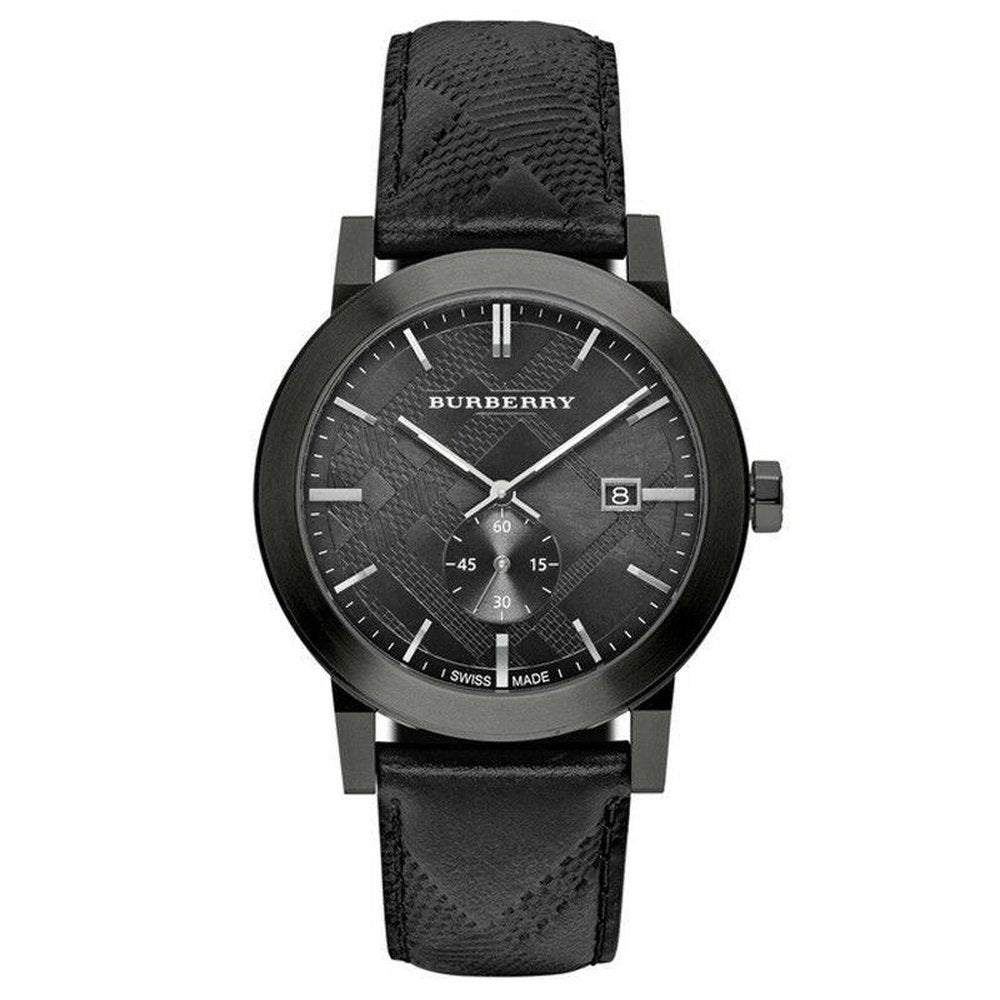 Burberry men's leather watches online