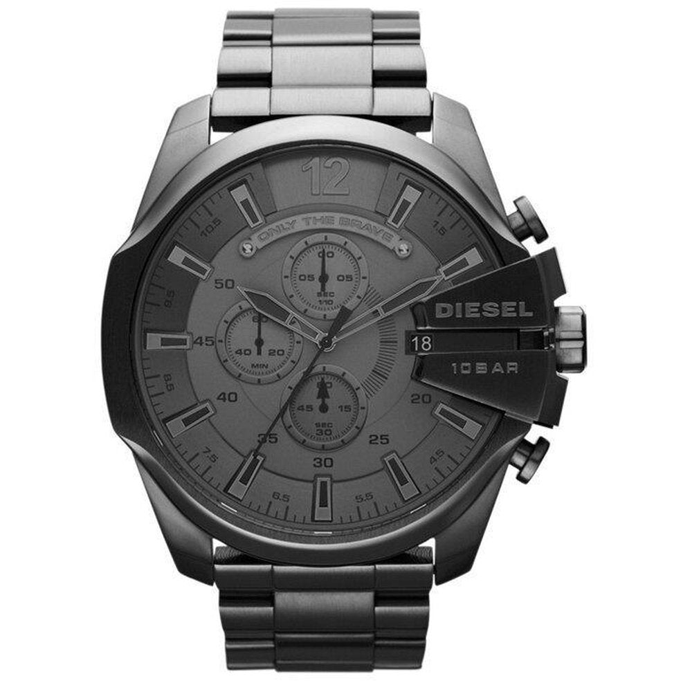 Diesel DZ4282 Chronograph Grey Dial Gunmetal Men's Watch - WATCH & WATCH