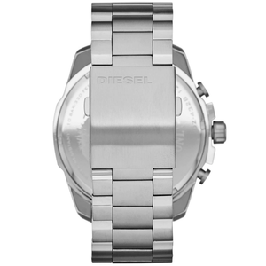 Diesel DZ4328 Mega Chief Chronograph Silver Dial Men's Watch - WATCH & WATCH