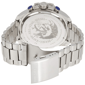 Diesel DZ4328 Mega Chief Chronograph Silver Dial Men's Watch - WATCH & WATCH