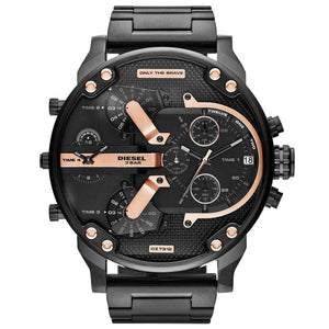 Diesel DZ7312 The Daddies Chronograph Four Time Zone Dial Men's Watch - WATCH & WATCH