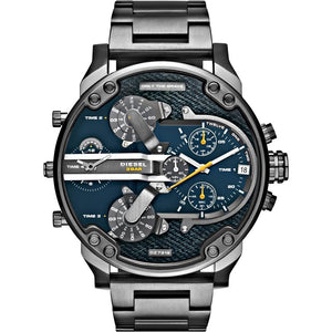 Diesel DZ7331 Mr Daddy 2.0 Gunmetal Stainless Steel Men's Watch - WATCH & WATCH