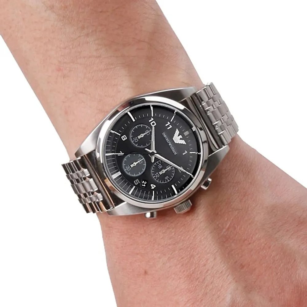 Emporio Armani AR0373 Franco Chronograph Men's Watch - WATCH & WATCH