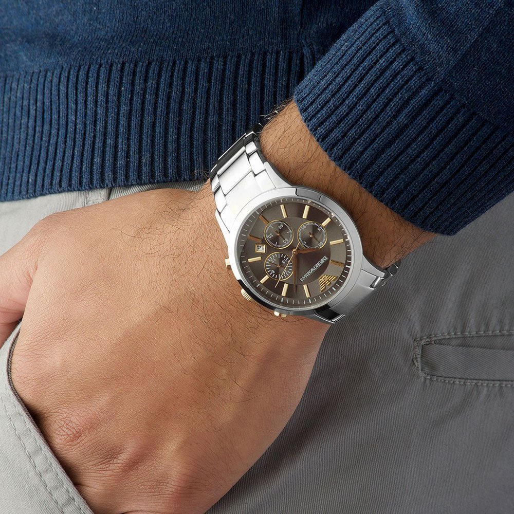 Emporio Armani AR11047 Chronograph Men's Watch - WATCH & WATCH