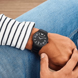Emporio Armani AR11079 Luigi Black Men's Watch - WATCH & WATCH