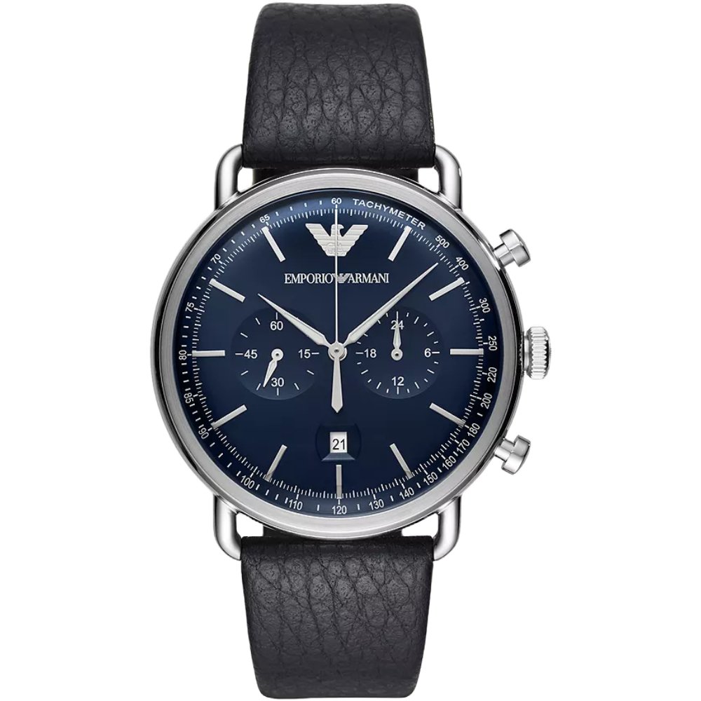 Emporio Armani AR11105 Chronograph Blue Men's Watch - WATCH & WATCH
