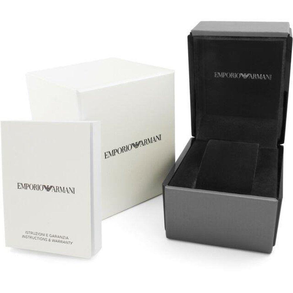 Emporio Armani AR11180 Quartz Blue Dial Men's Watch - WATCH & WATCH