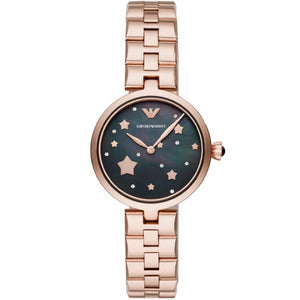 Emporio Armani AR11197 Quartz Black Dial Women's Watch - WATCH & WATCH
