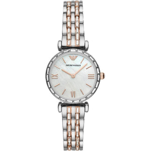 Emporio Armani AR11290 Gianni T - Bar Mother Of Pearl Ladies Watch - WATCH & WATCH