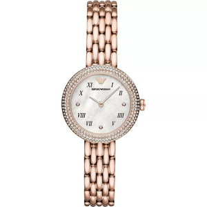 Emporio Armani AR11355 Rose Gold - Tone Ladies Watch - WATCH & WATCH