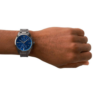 Emporio Armani AR11481 Claudio Blue Dial Chronograph Mens Watch - WATCH & WATCH