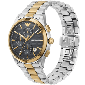 Emporio Armani AR11527 Chronograph Two - Tone Men’s Watch - WATCH & WATCH