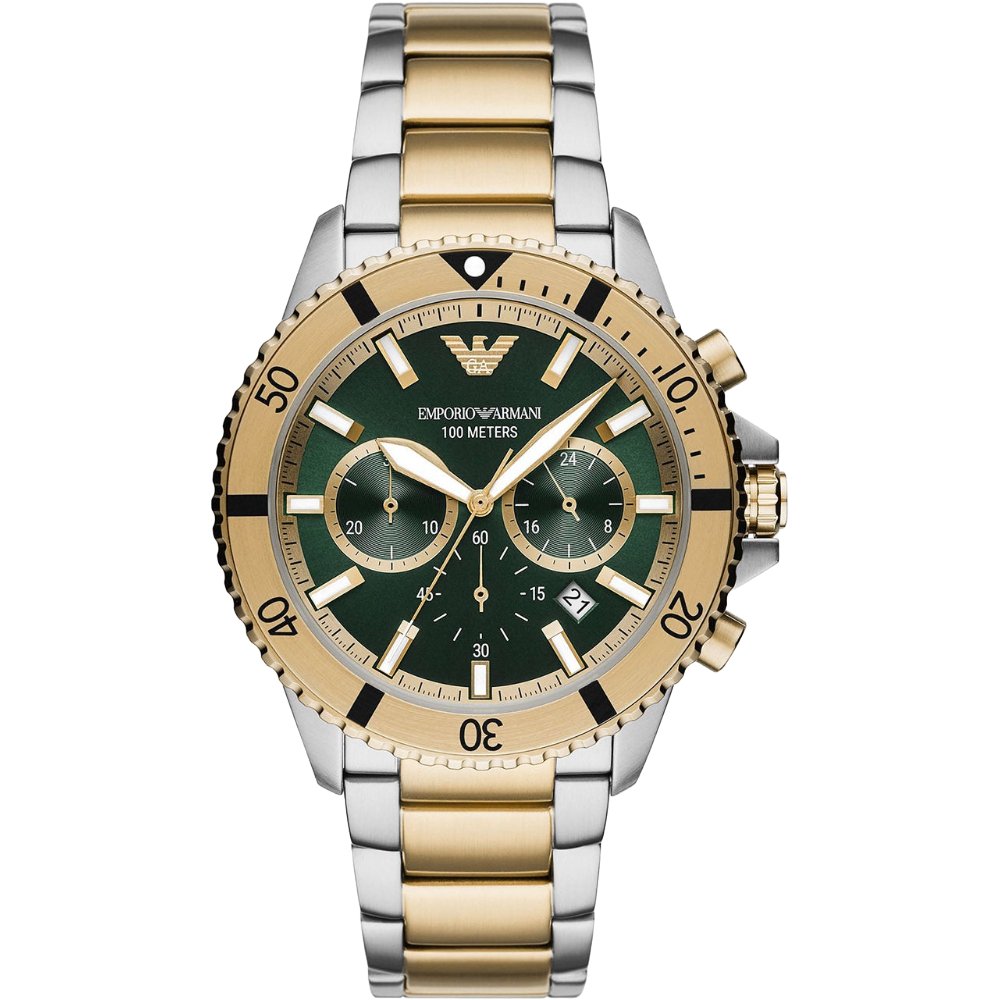Emporio Armani AR11586 Diver Chronograph Men’s Watch - WATCH & WATCH