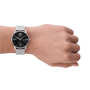 Emporio Armani AR11600 Minimalist Three - Hand Date Men’s Watch - WATCH & WATCH