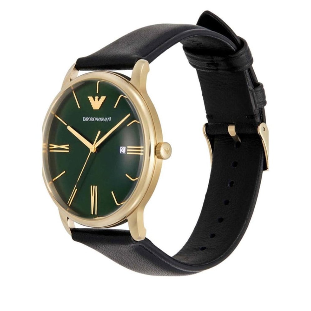 Emporio Armani AR11601 Minimalist Three - Hand Date Men’s Watch - WATCH & WATCH