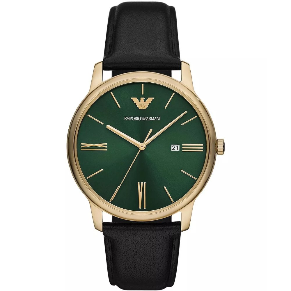 Emporio Armani AR11601 Minimalist Three - Hand Date Men’s Watch - WATCH & WATCH