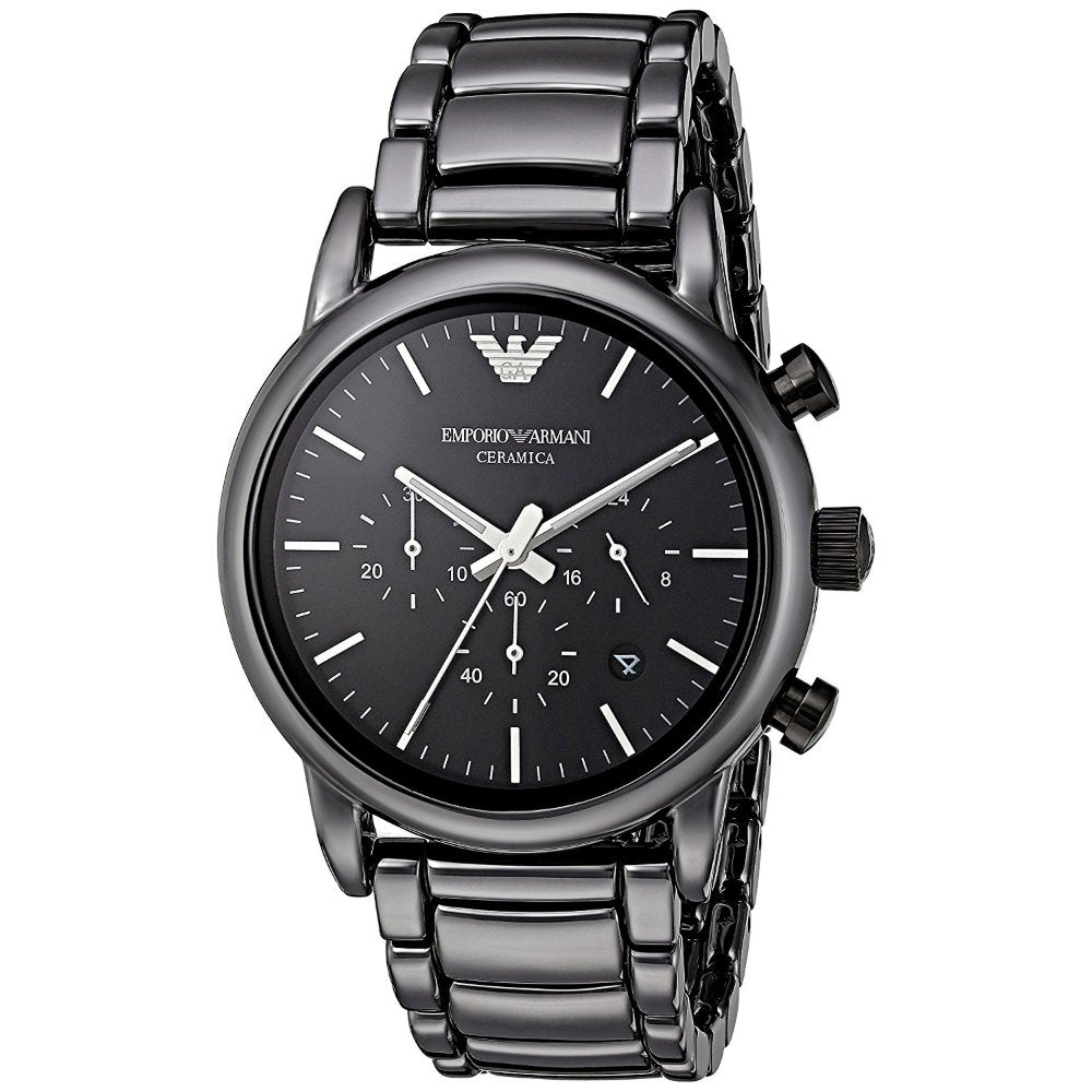 Emporio Armani AR1507 Luigi Ceramica Chronograph Men's Watch - WATCH & WATCH