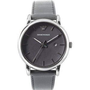 Emporio Armani AR1730 Classic Grey Stainless Steel Men's Watch - WATCH & WATCH