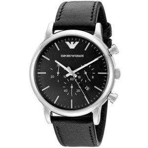 Emporio Armani AR1828 Black Dial Men's Watch - WATCH & WATCH