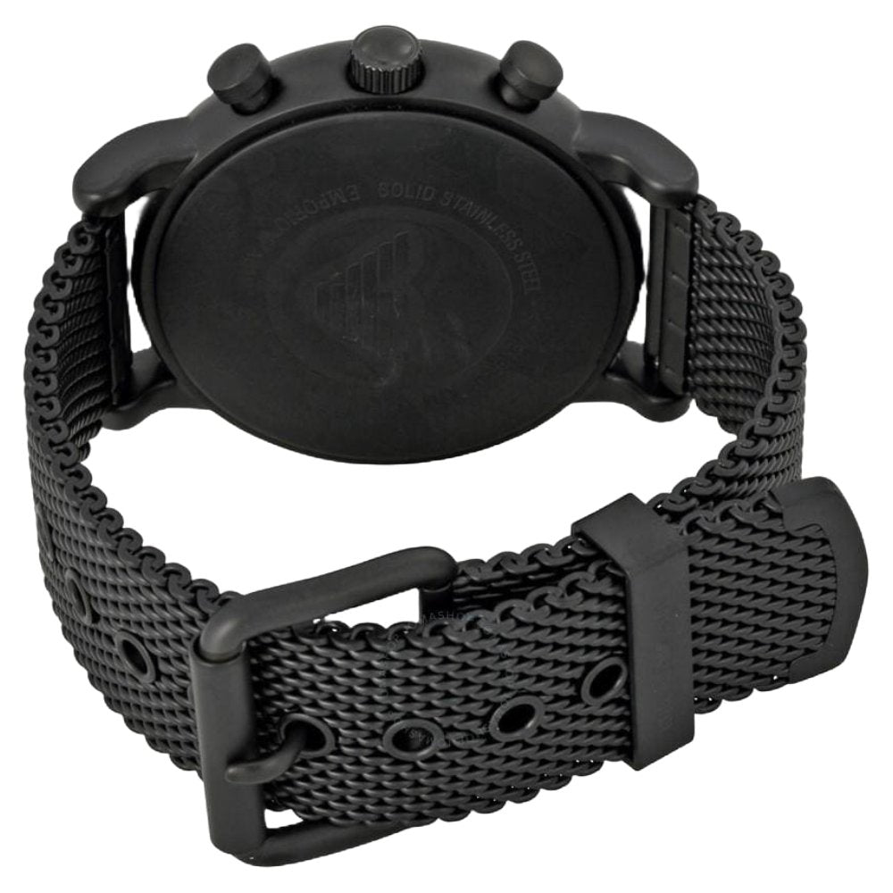 Emporio Armani AR1968 Black Dial Chronograph Men's Watch - WATCH & WATCH