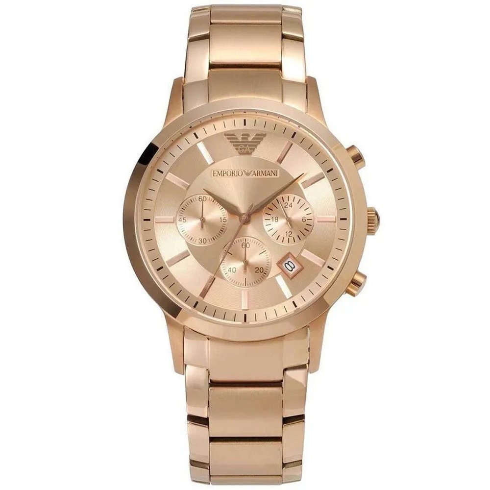 Emporio Armani AR2452 Men's Watch Rose Gold - WATCH & WATCH