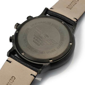 Emporio Armani AR2461 Sportivo Chronograph Black Men's Watch - WATCH & WATCH