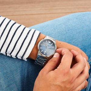 Emporio Armani AR2472 Renato Blue Men's Watch - WATCH & WATCH