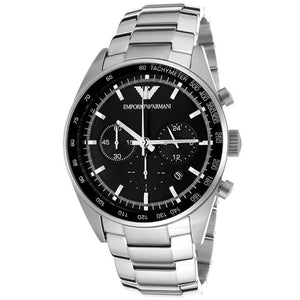 Emporio Armani AR5980 Chronograph Black Dial Men's Watch - WATCH & WATCH