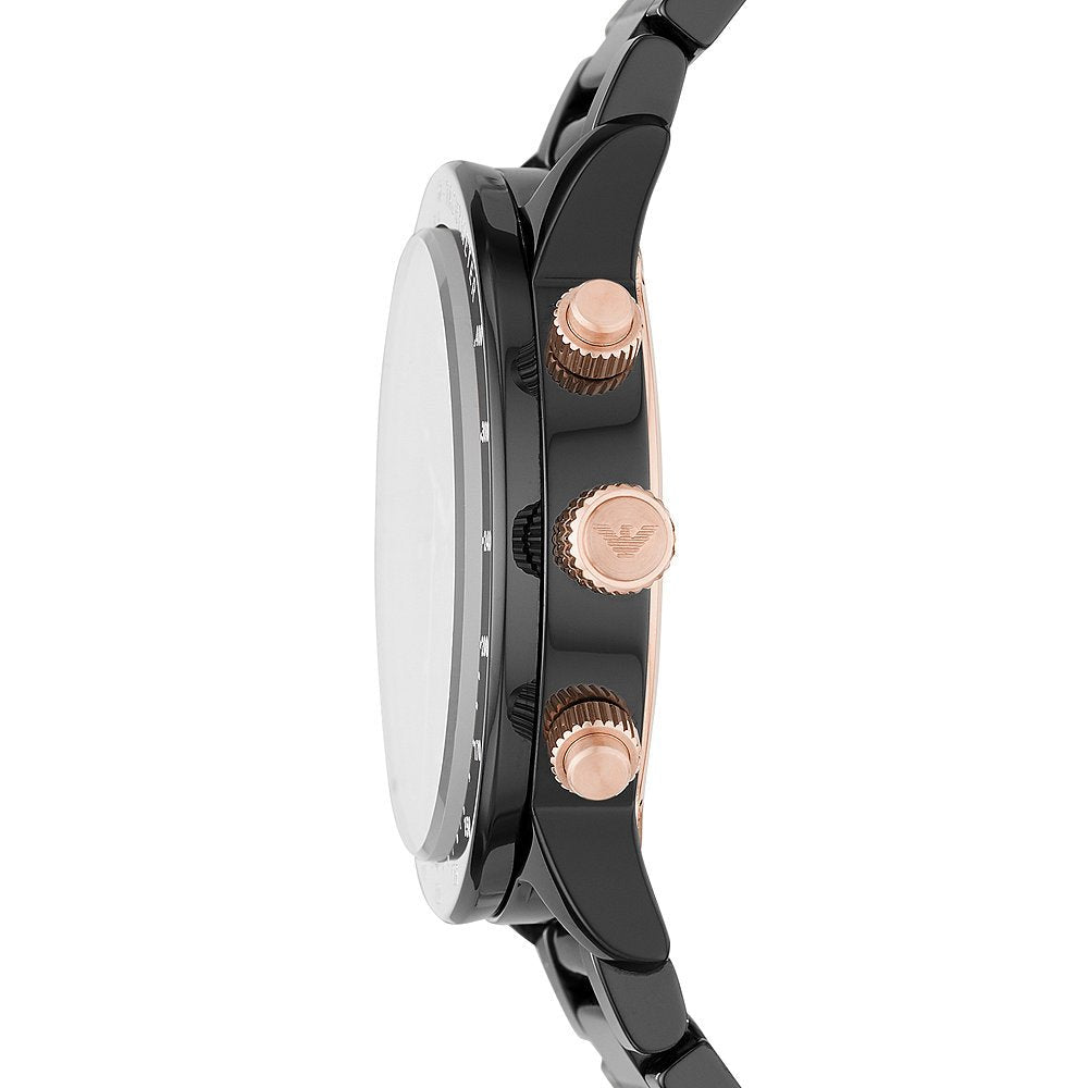 Emporio Armani AR70002 Mario Ceramic Men's Watch - WATCH & WATCH