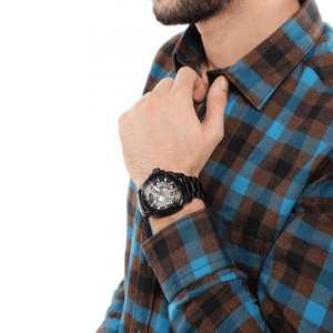 Fossil ME3080 Automatic Skeleton Dial Men's Watch - WATCH & WATCH