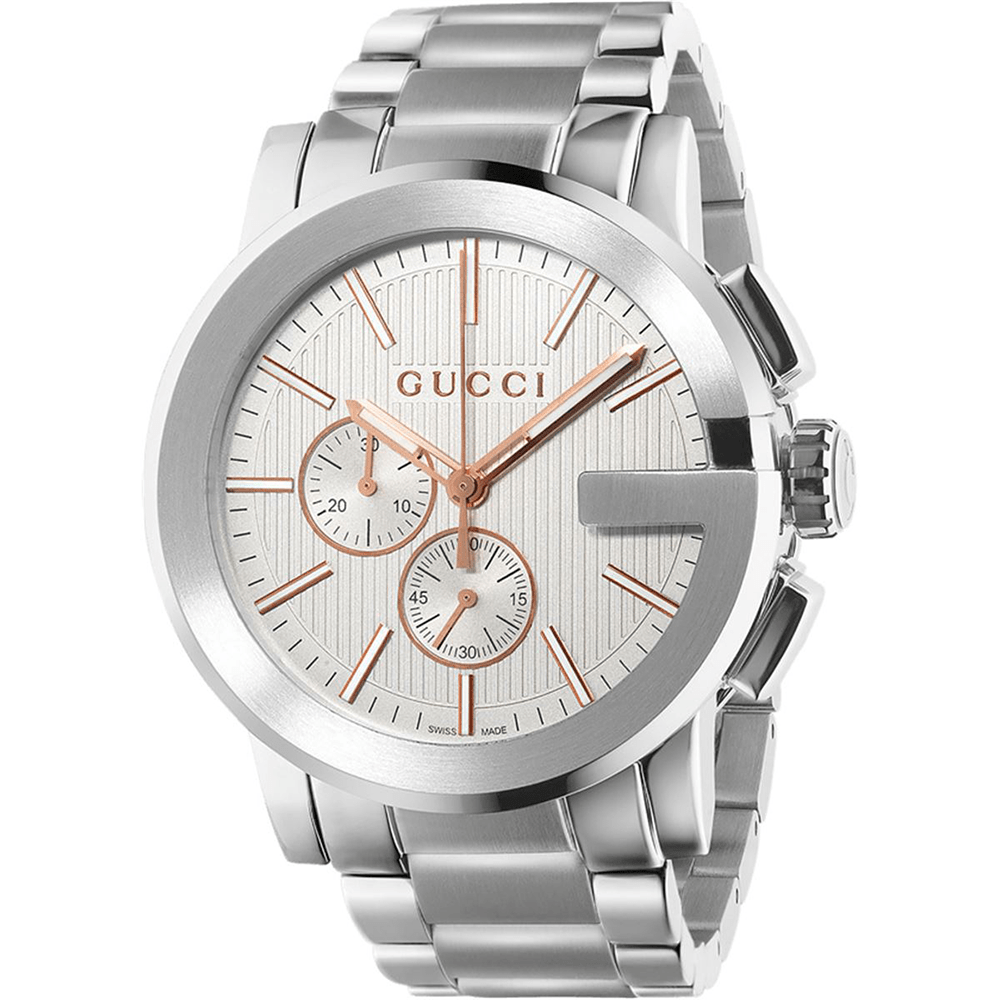 Gucci G - Chrono YA101201 Quartz Men's Watch - WATCH & WATCH