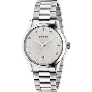 Gucci YA1264028A G - Timeless Silver Dial Unisex Watch - WATCH & WATCH