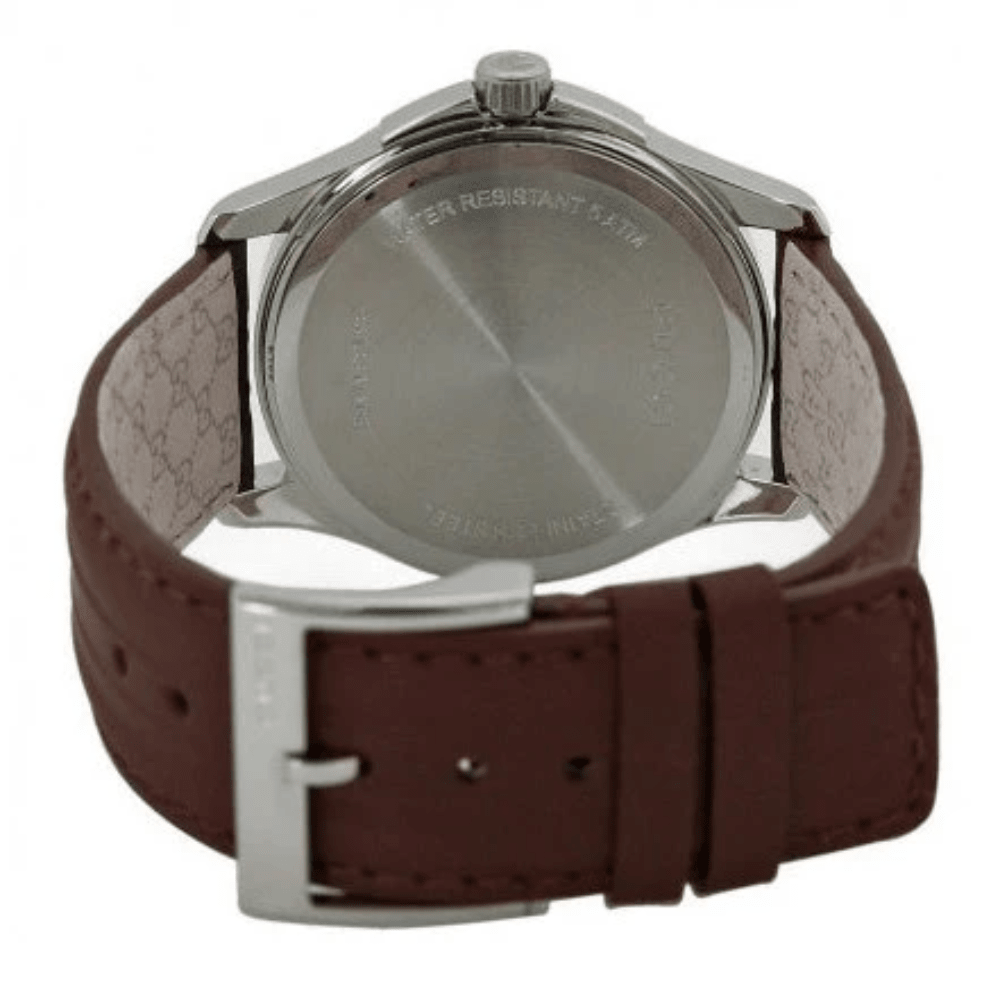 Gucci YA126403 G - Timeless Brown Dial Men's Watch - WATCH & WATCH