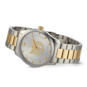 Gucci YA1264074 G - Timeless Two - Tone Unisex Watch - WATCH & WATCH