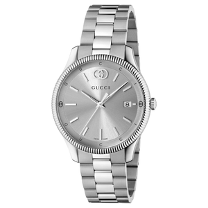 Gucci YA1264232 G - Timeless Silver Dial Men's Watch - WATCH & WATCH
