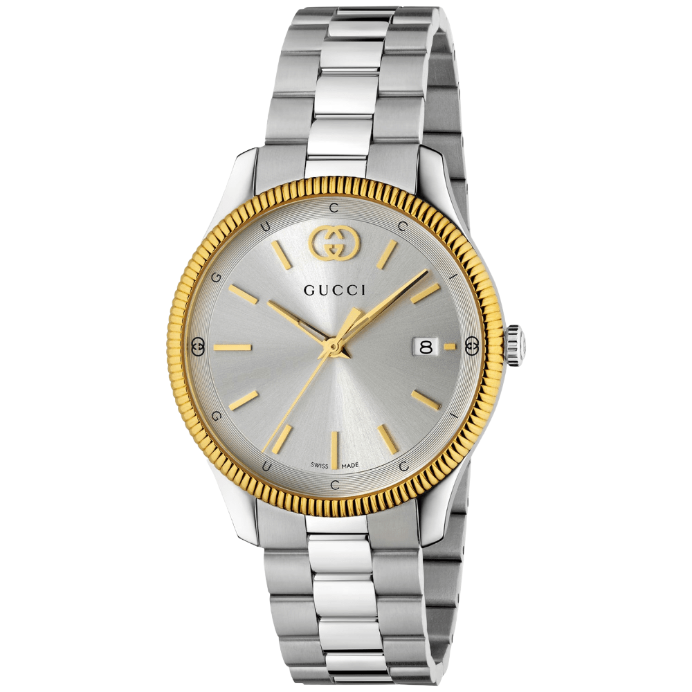 Gucci YA1264233 G - Timeless Silver Dial Unisex Watch - WATCH & WATCH