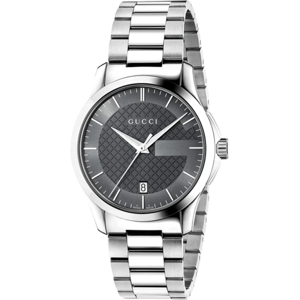 Gucci YA126441 G-Timeless Grey Dial Unisex Watch - WATCH & WATCH Gucci YA126441 G-Timeless Grey Dial Unisex Watch - WATCH & WATCH
