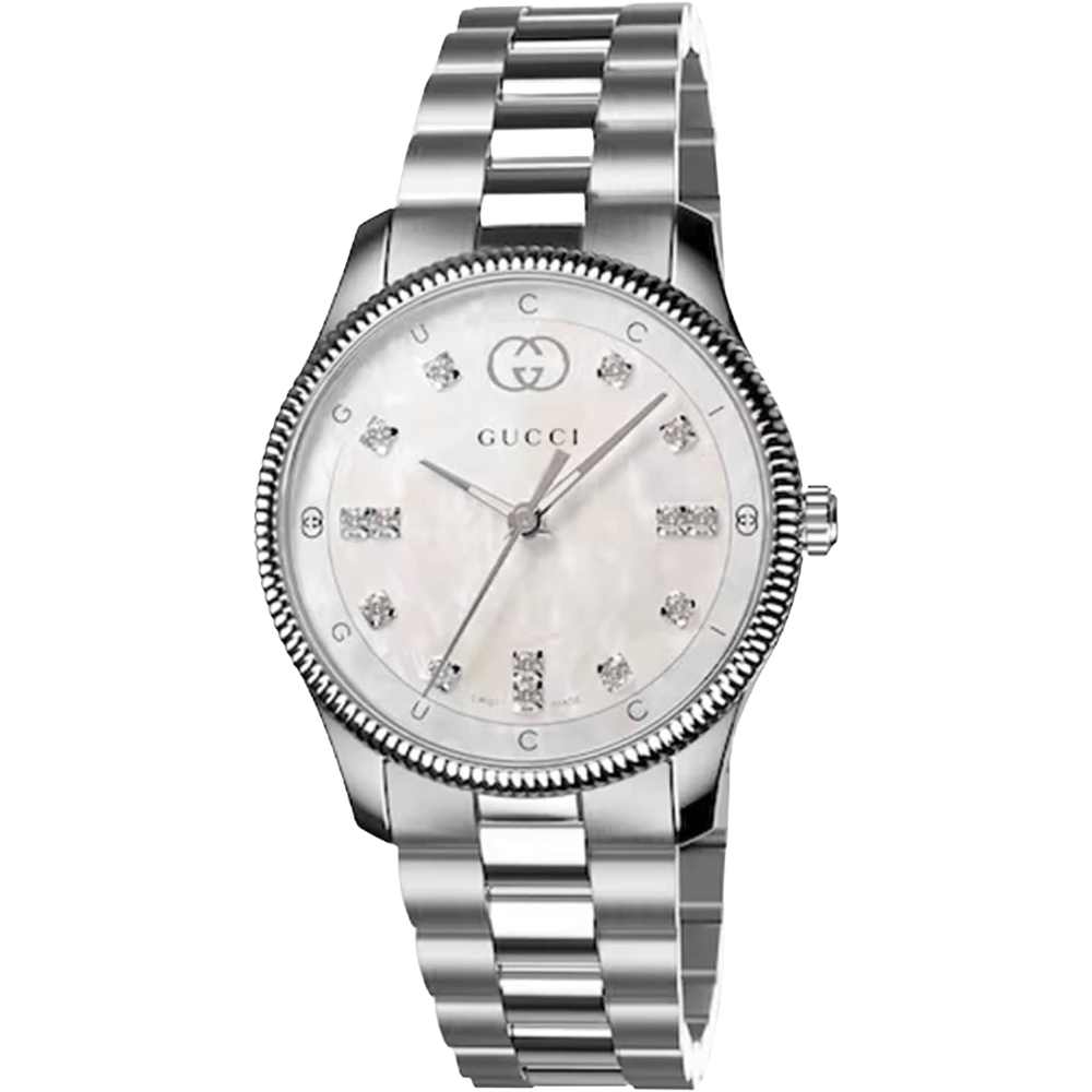 Gucci YA1265064 G - Timeless Mother of Pearl Dial Ladies Watch - WATCH & WATCH