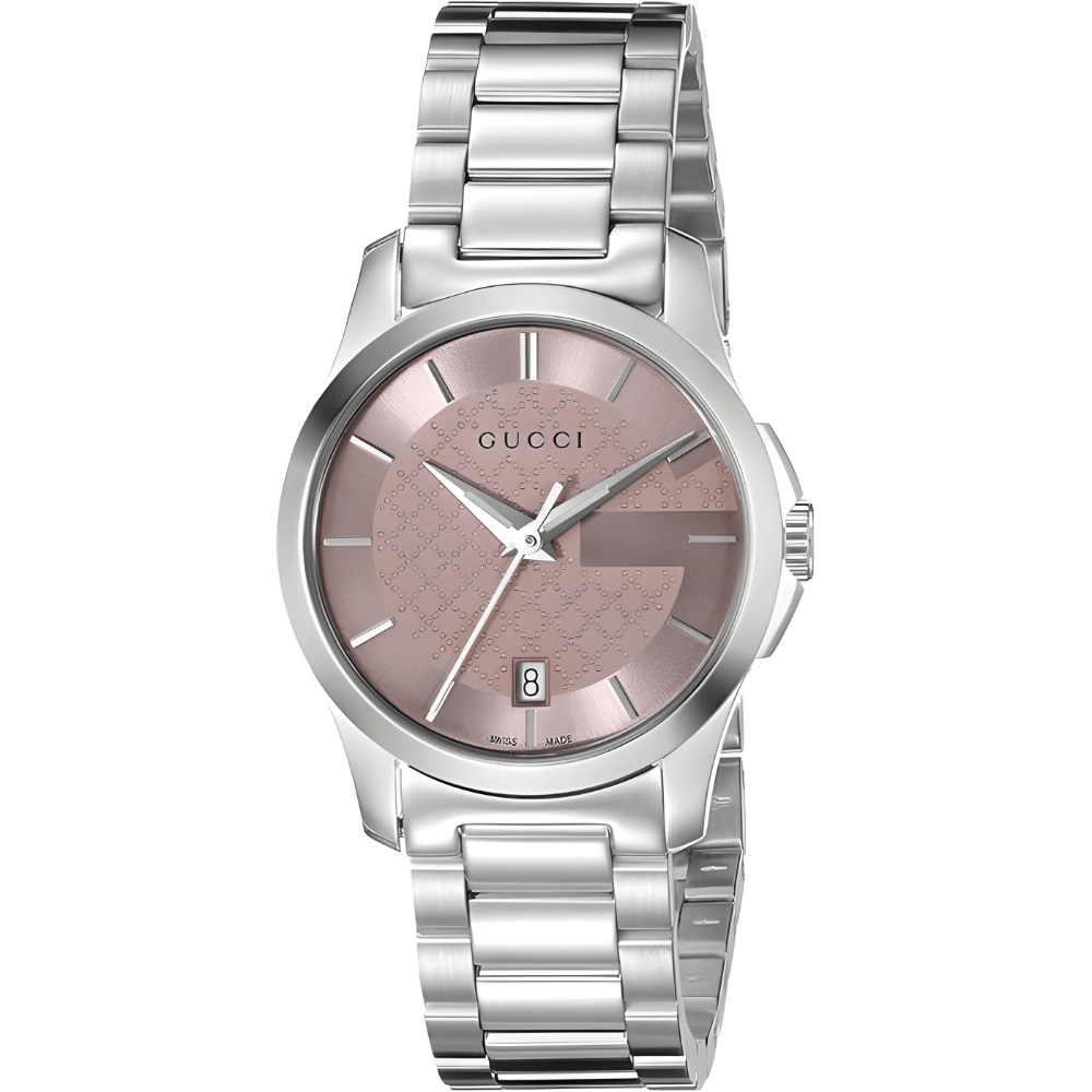Gucci YA126524 G - Timeless Pink Dial Ladies Watch - WATCH & WATCH
