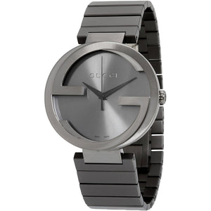 Gucci YA133210 Interlocking Grey Dial Men's Watch - WATCH & WATCH