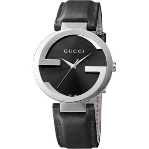 Gucci YA133501 Interlocking Black Dial Ladies Watch - WATCH & WATCH