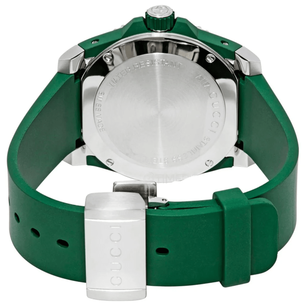 Gucci YA136316 Dive Tiger Green Dial Men's Watch - WATCH & WATCH
