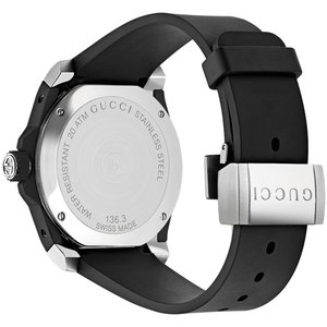 Gucci YA136318 Dive Embroidery Tiger Black Dial Men's Watch - WATCH & WATCH